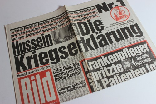 Bildzeitung 1991 januar - bildzeitung, 07.01.1991