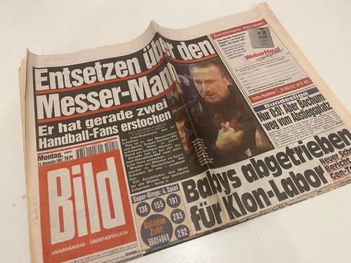 Bildzeitung 1997 - bildzeitung, 15.12.1997