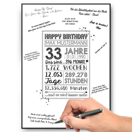 Geburtstag geschenk - 33.,