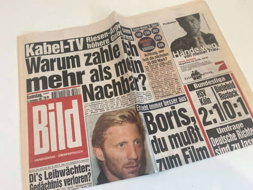 Bildzeitung 1997 - bildzeitung, 13.09.1997
