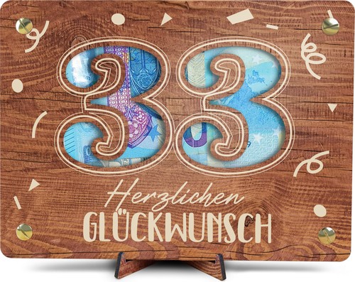 Geldgeschenk holz - holz, 33