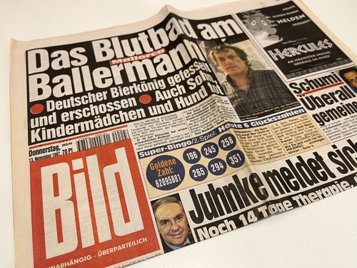 Bildzeitung 1997 - bildzeitung, 13.11.1997