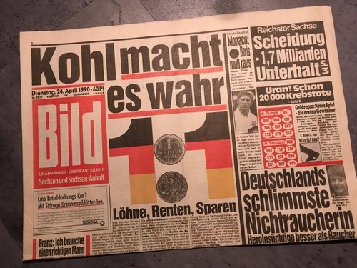 Bildzeitung bild 1990 - bild, 24.04.1990