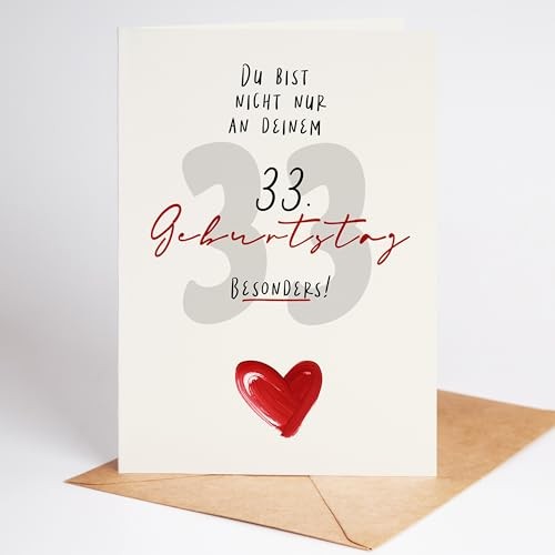 Geburtstagskarte - , 33