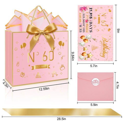 Geschenktüte geburtstag - geschenktüte, 60.