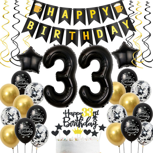 Deko geburtstag mann - 33.,