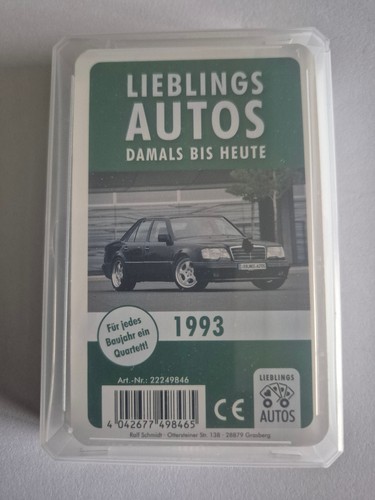 Auto quartett 1993 baujahr - auto,