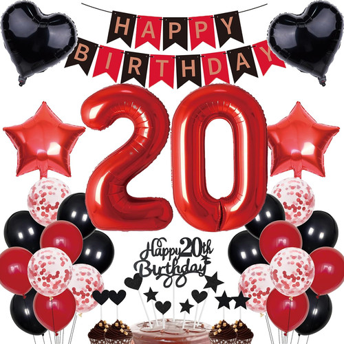 Geburtstag dekorationen - 20.,