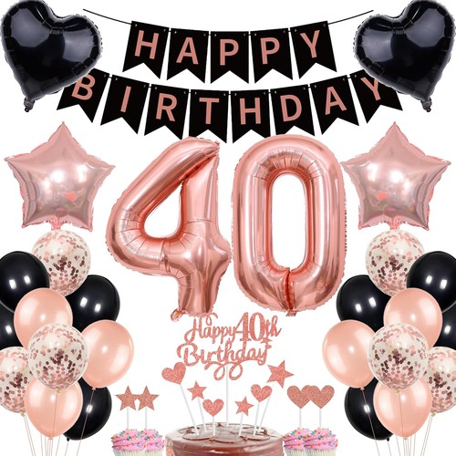 Deko geburtstag frauen - 40.,